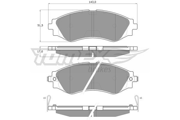 TOMEX BRAKES Jarrupala, levyjarru TX 11-80